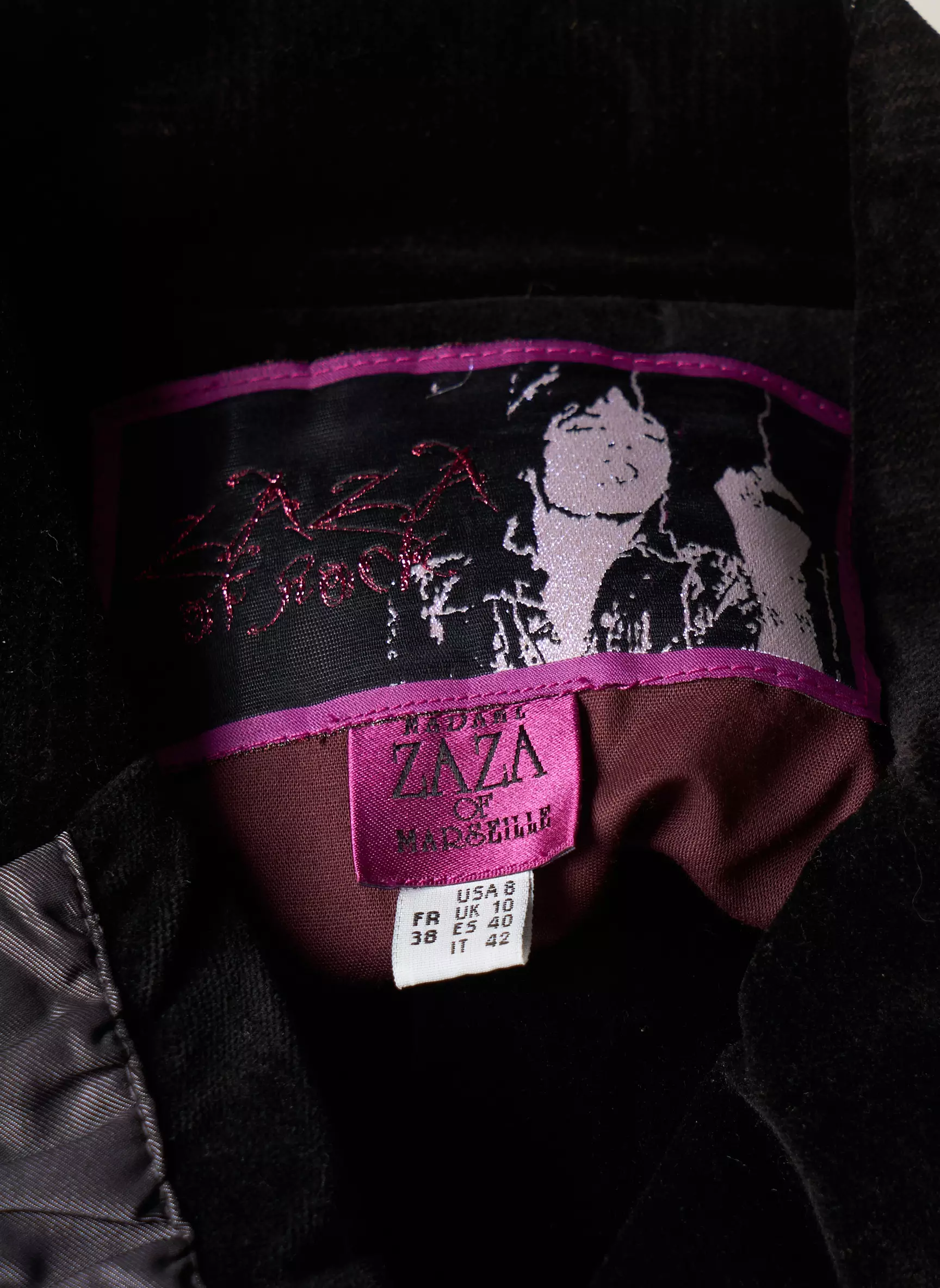 Madame Zaza Of Marseille Vestecasual Femme couleur noir