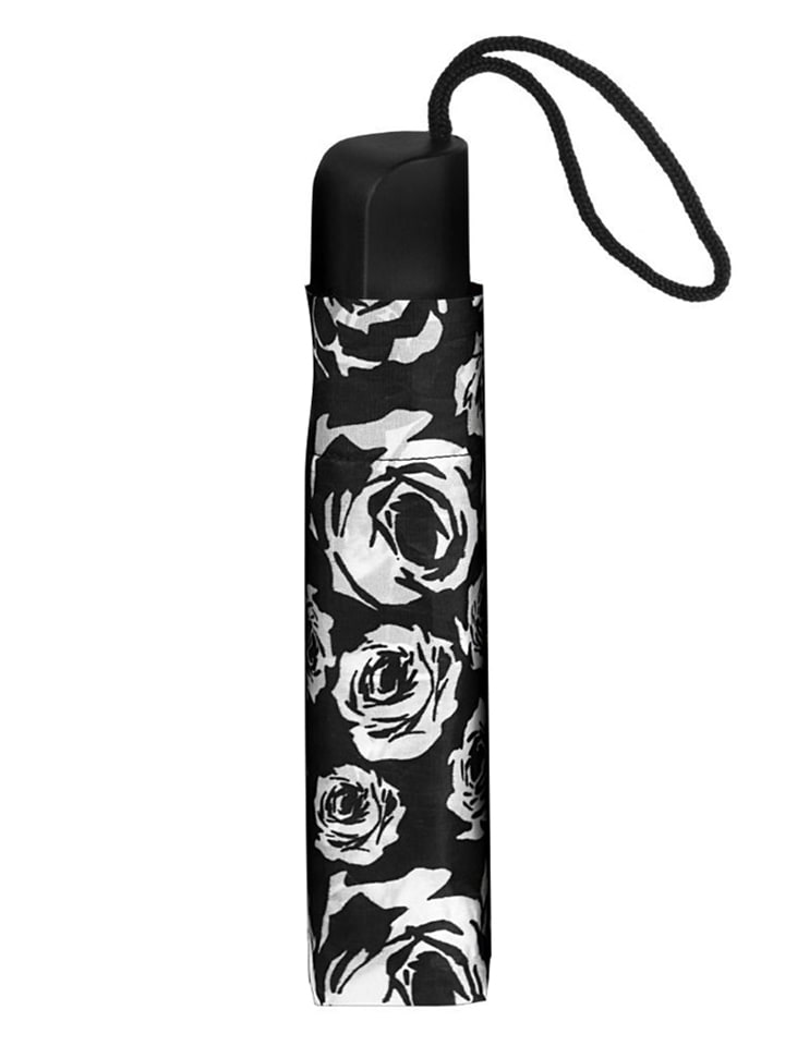 Impliva Taschenschirm in Schwarz/ Weiß - Ø 90 cm günstig kaufen onesize