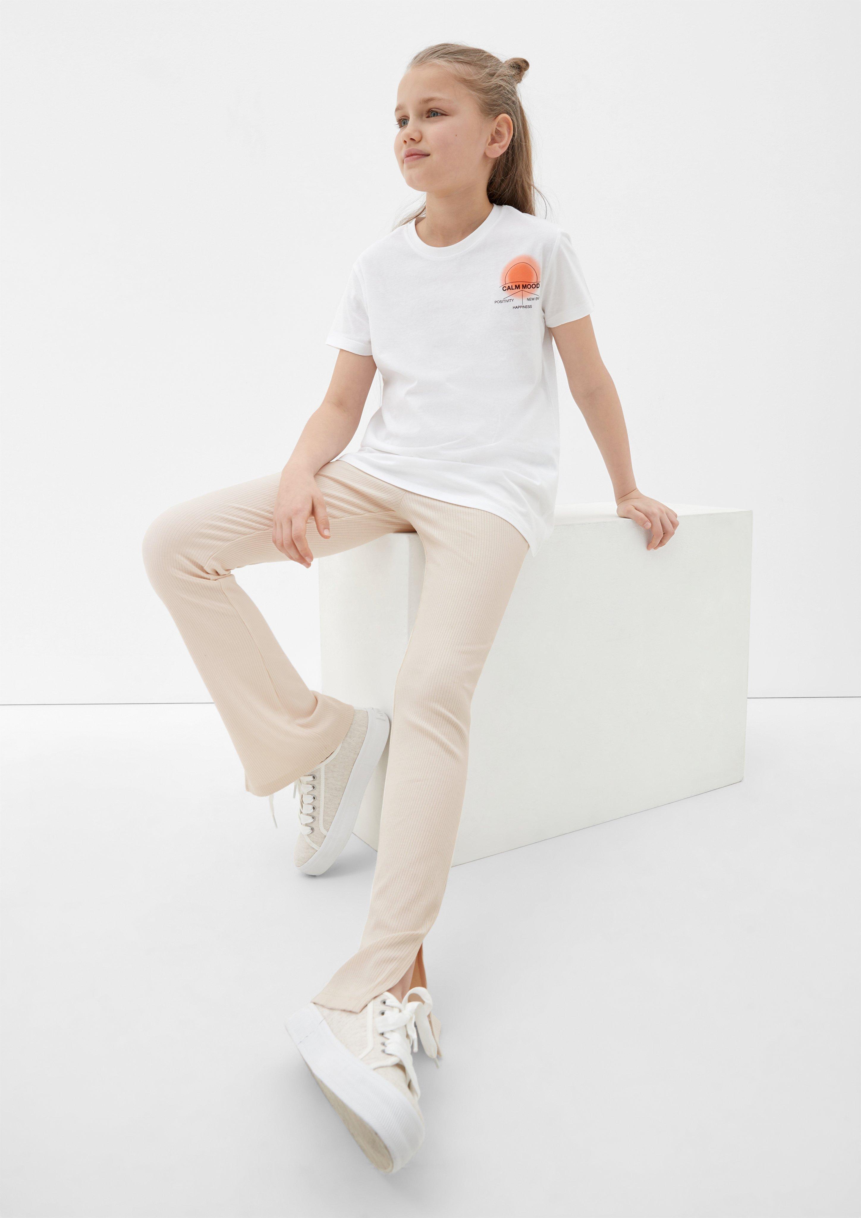 Loose: Leggings mit Rippstruktur  2124984-0805