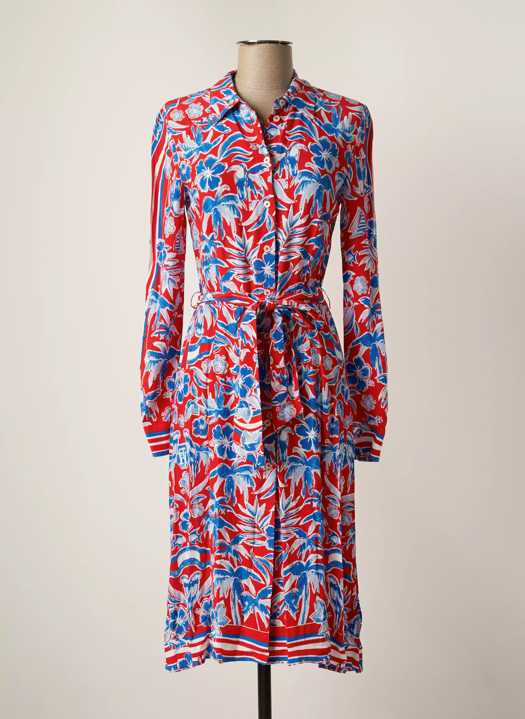 Tommy Hilfiger Robes Mi Longues Femme couleur rouge