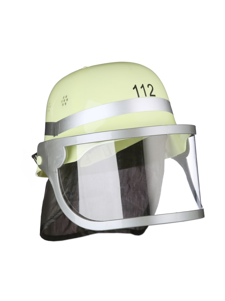 relaxdays Feuerwehrhelm in Gelb - (B)22,5x (H)24,5 x (T)28 cm günstig kaufen onesize