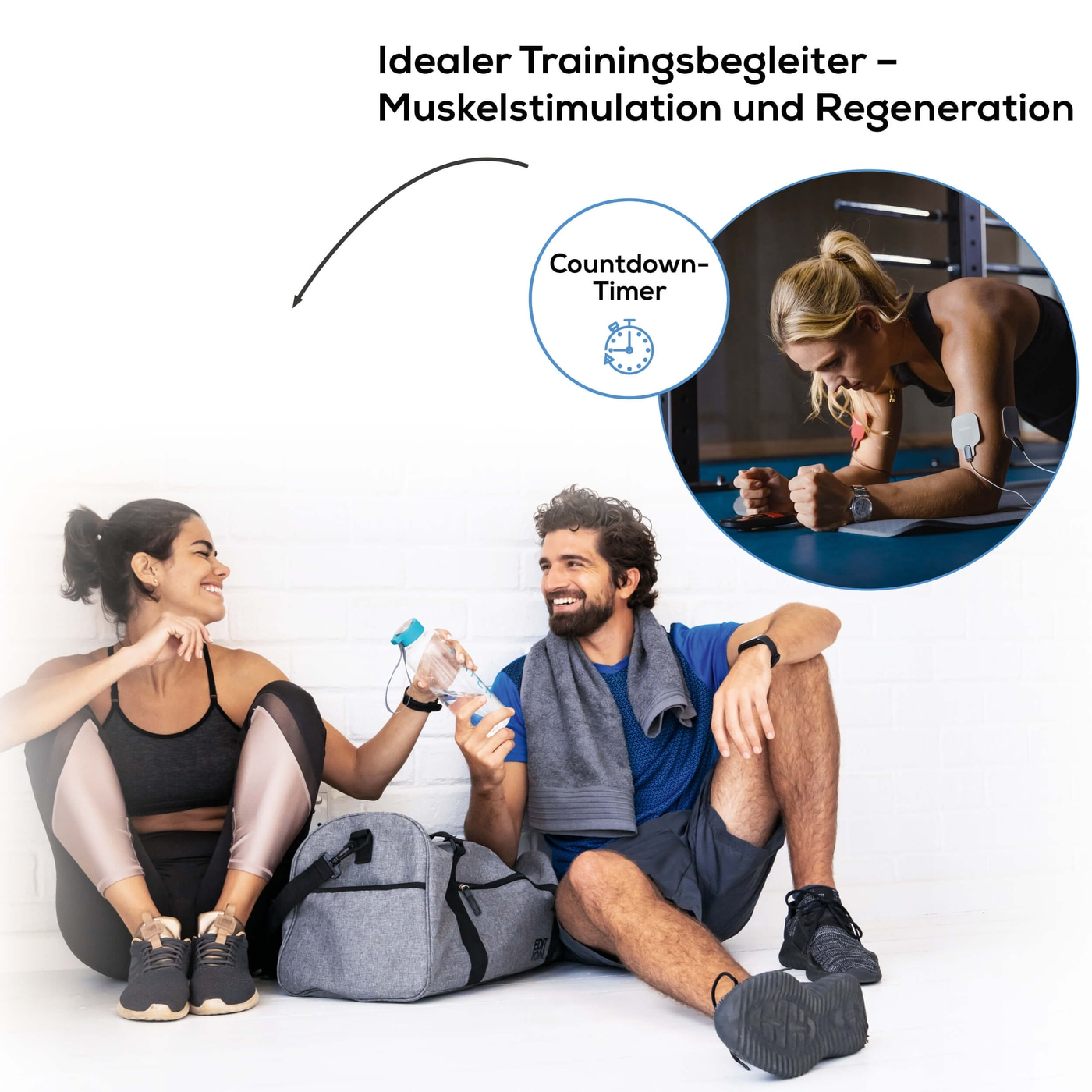 Beurer Digital TENS/EMS EM 59 mit Wärmefunktion-EMS-TENS-Gerät mit Wärmefunktion & 4 Elektroden