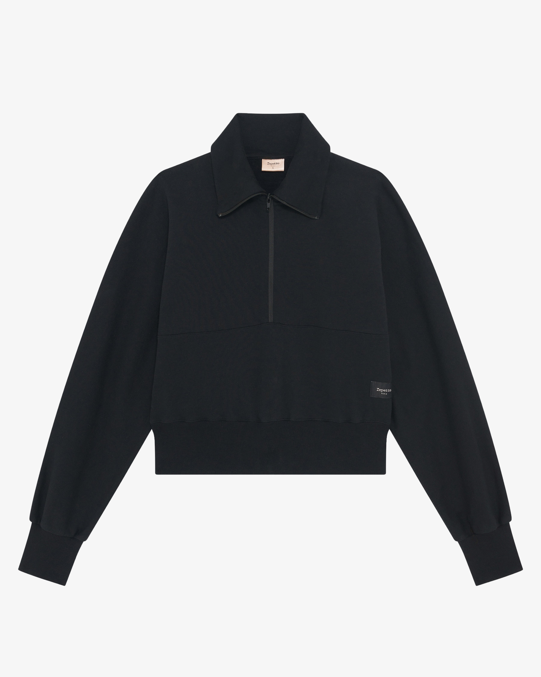 High-neck sweatshirt