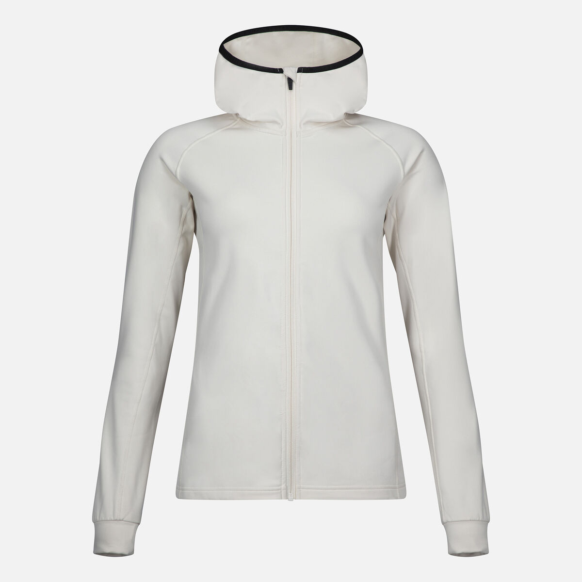 Dünnes Damen-Midlayer mit durchgehendem Reißverschluss