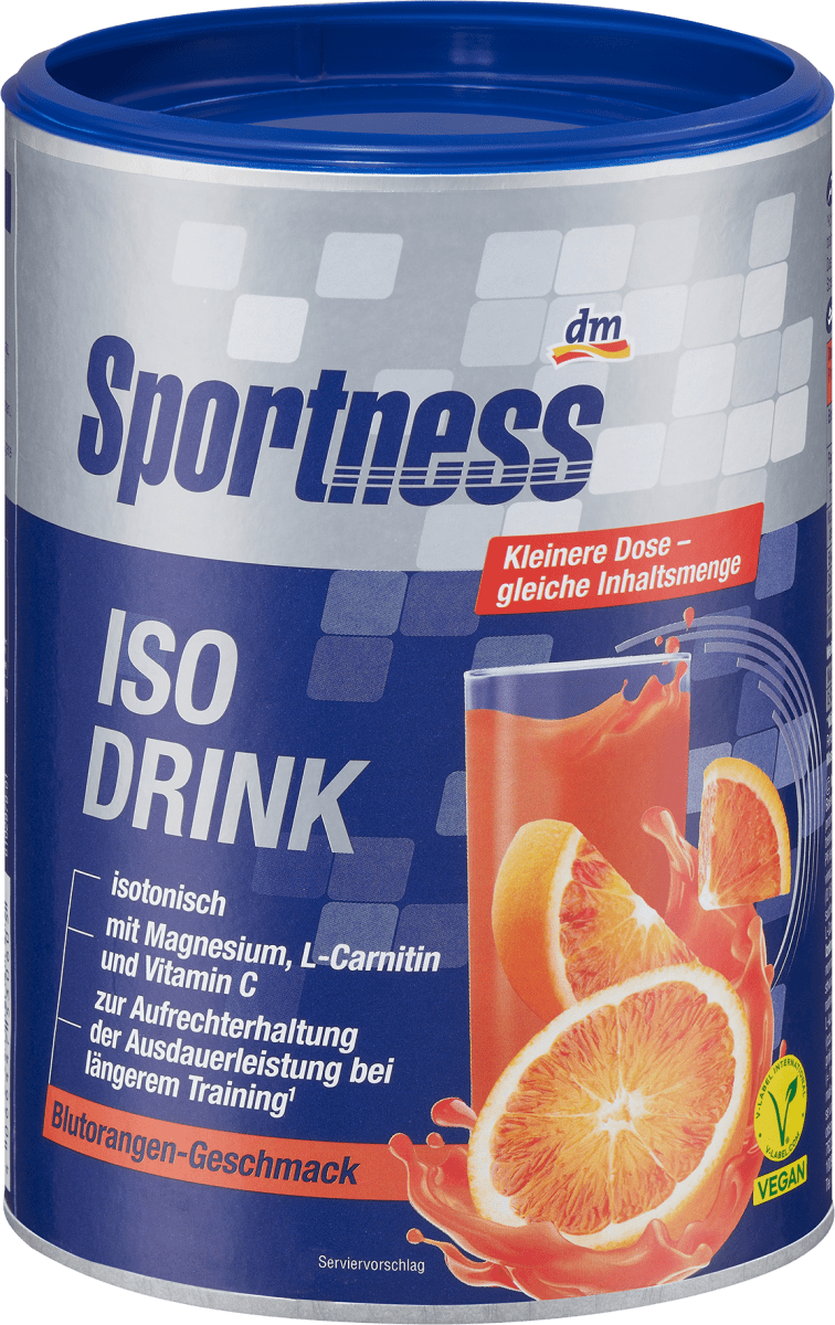 Iso-Drink Pulver, Blutorangen-Geschmack, 750 g
