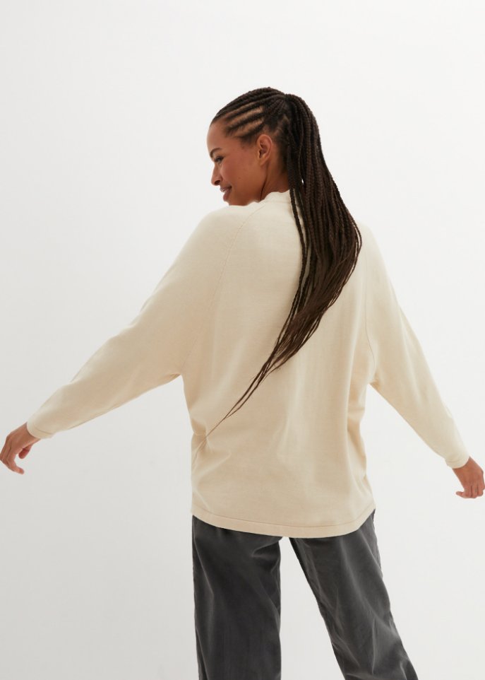 Pullover mit Stehkragen