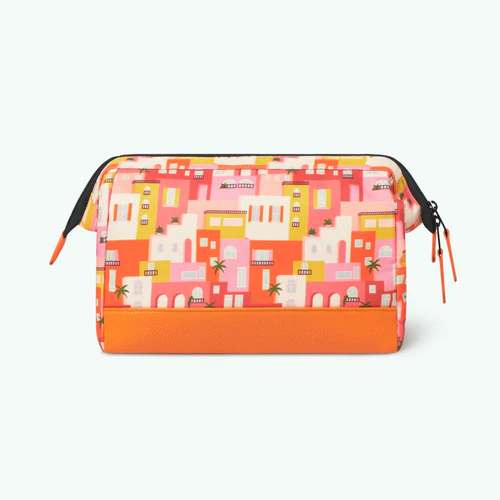 Rhodes pink toiletry bag