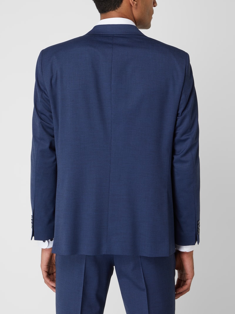 Modern Fit 2-Knopf-Sakko mit Stretch-Anteil Modell 'Grant' in blau