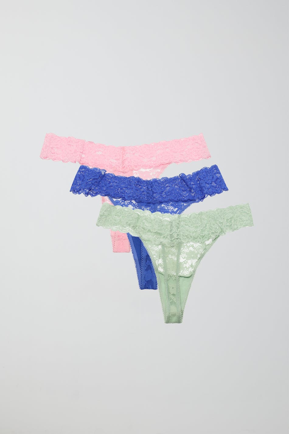 3-pack lace string