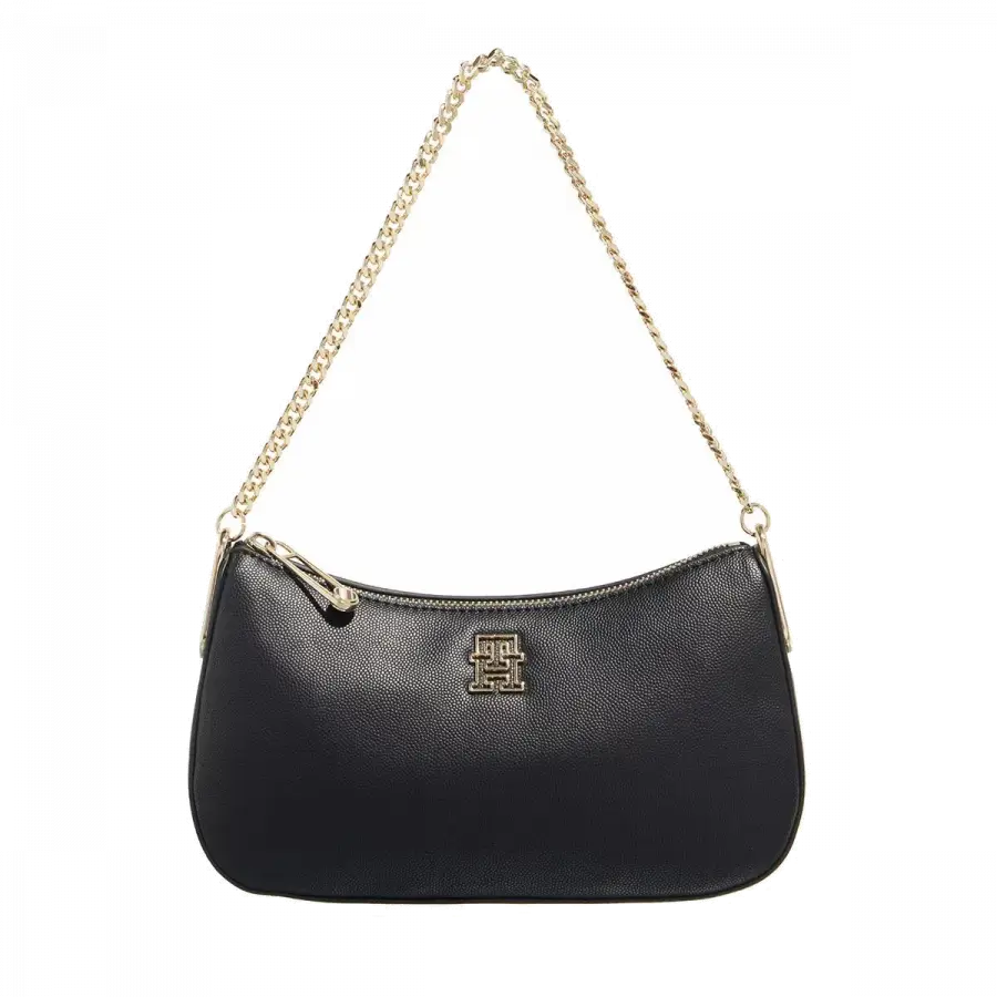 Tommy Hilfiger - Tommy Hilfiger Handle Bags Metallkette Black - schwarz