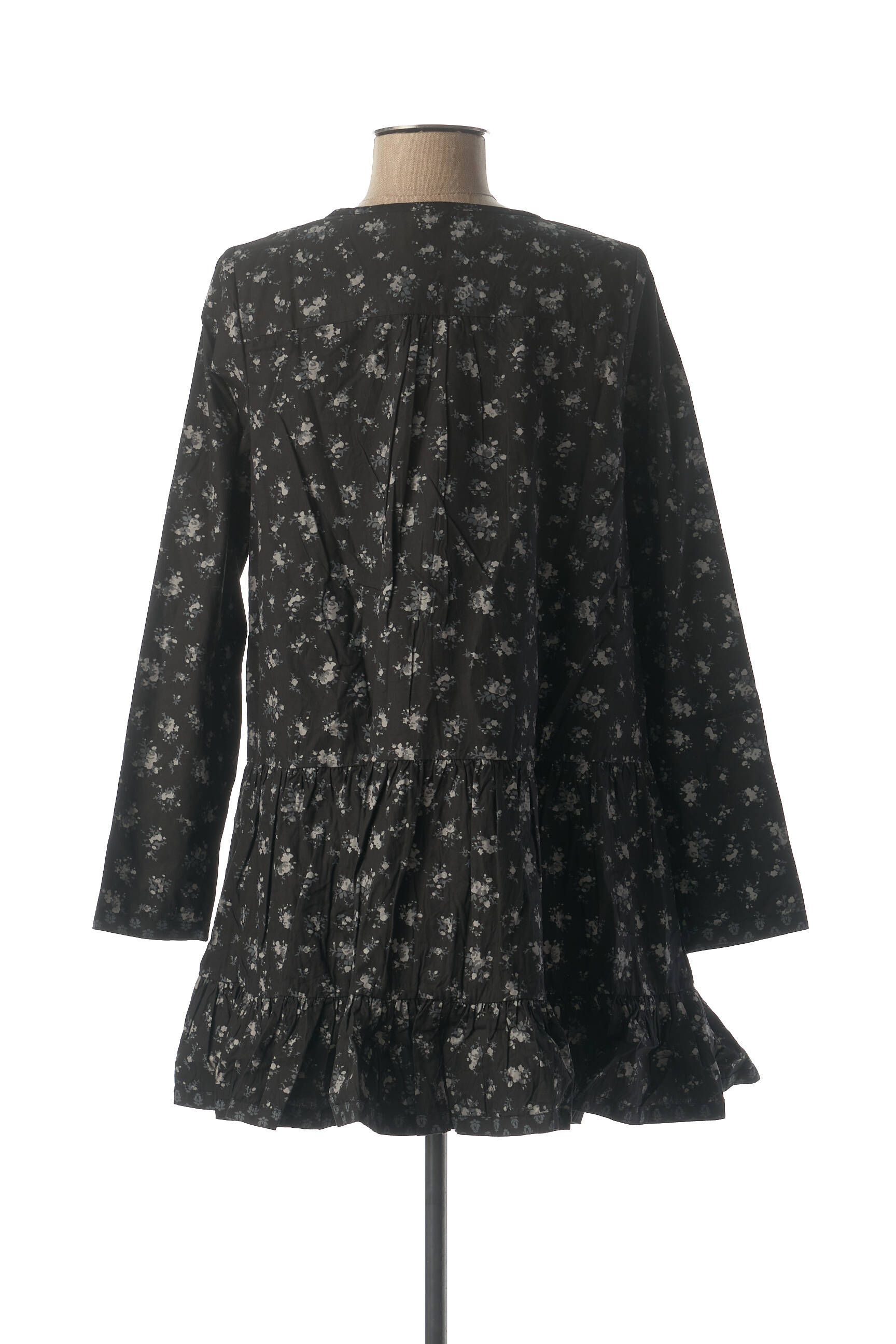 Rhum Raisin Tuniquemanchelongue Femme couleur noir