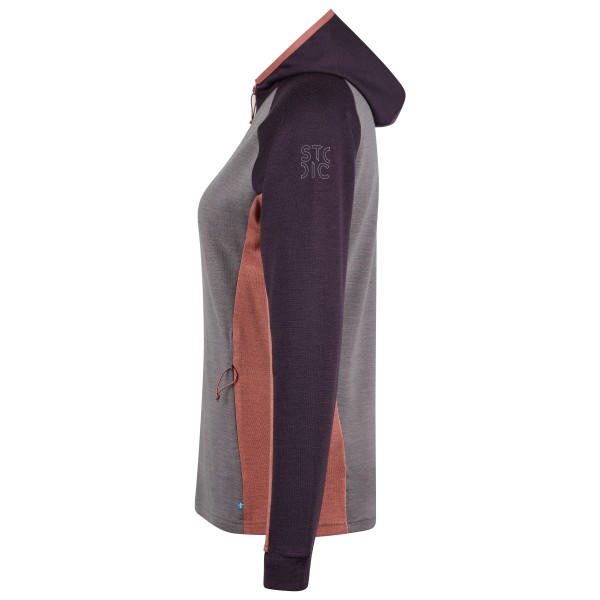 Stoic - Women's Merino260 StadjanSt. 3/4 Zip w. Hood - Merinohoodie