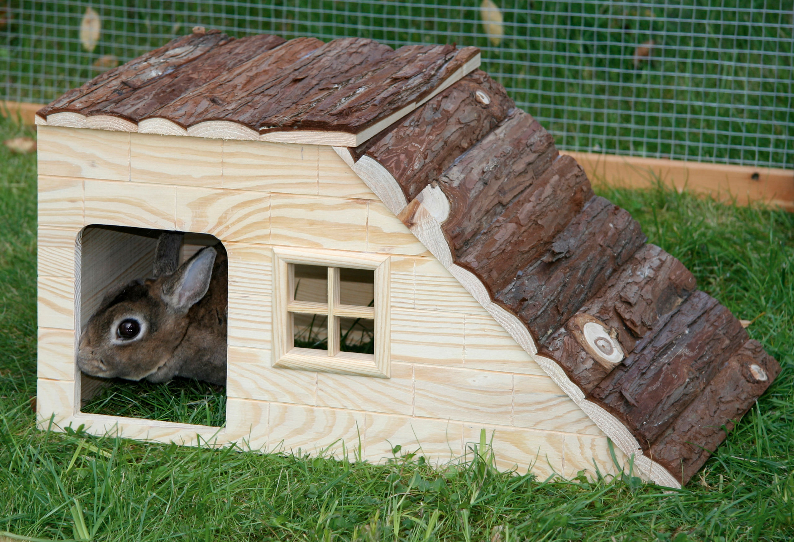 Kerbl Käfigzubehör Kerbl Pet Nagerhaus mit Rampe Nature