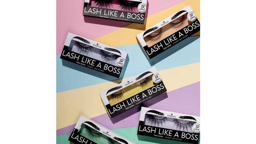 essence LASH LIKE A BOSS false lashes Stunning