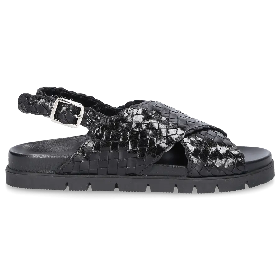 Pons Quintana - Sandalen CAIMAN Kalbsleder - schwarz