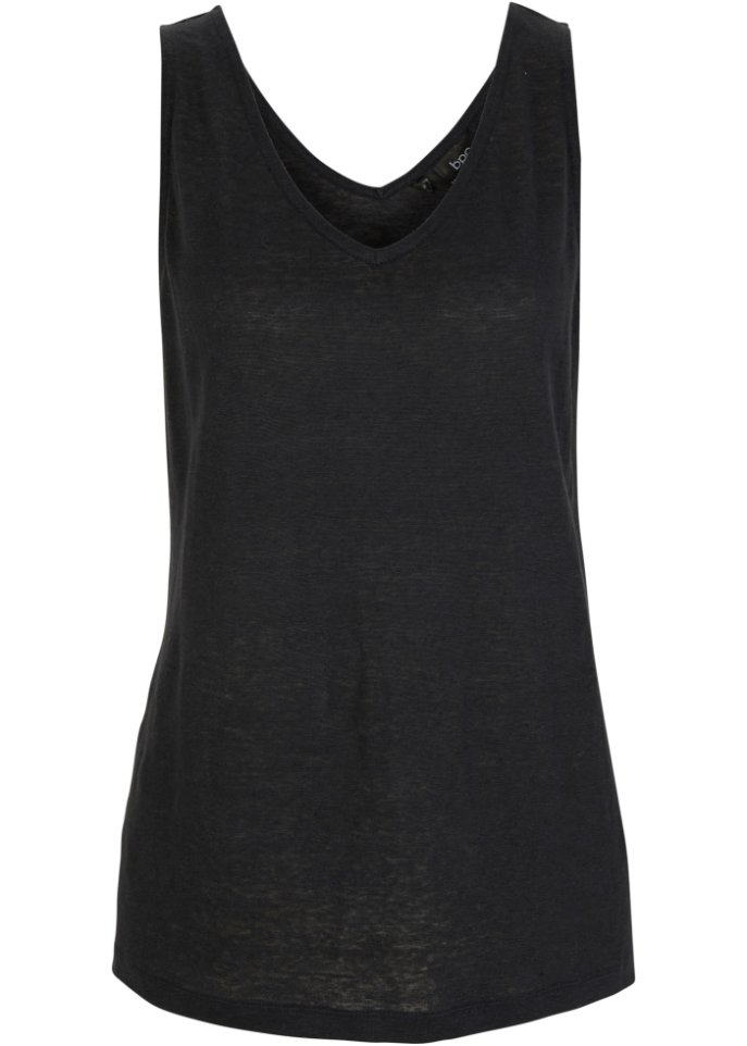 Leinen-Tanktop