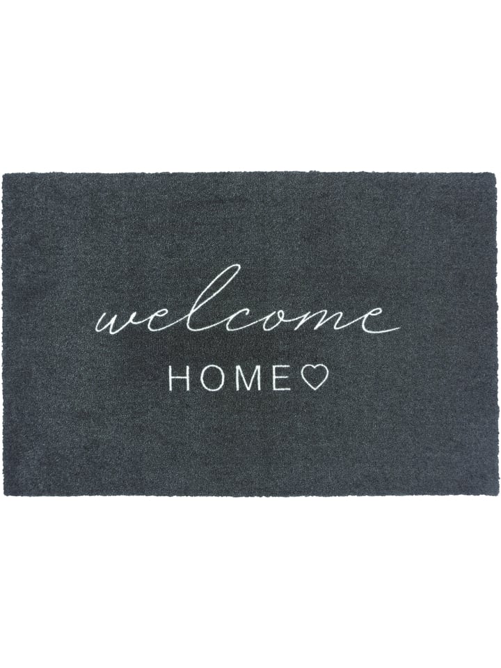 GMD Living Schmutzfangmatte FASHION Wellcome Home in Anthrazit günstig kaufen 50 x 75 cm