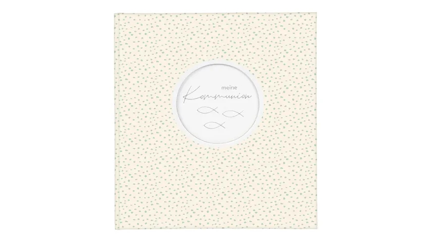 goldbuch Erinnerungsalbum Kommunion Circulus creme 23x25 cm mit 44 illustrierte Seiten