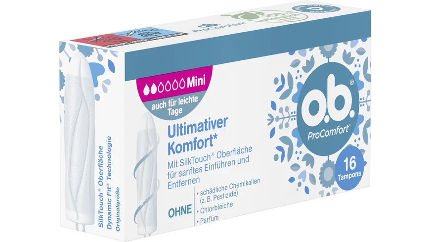 O.B. Tampons ProComfort Mini