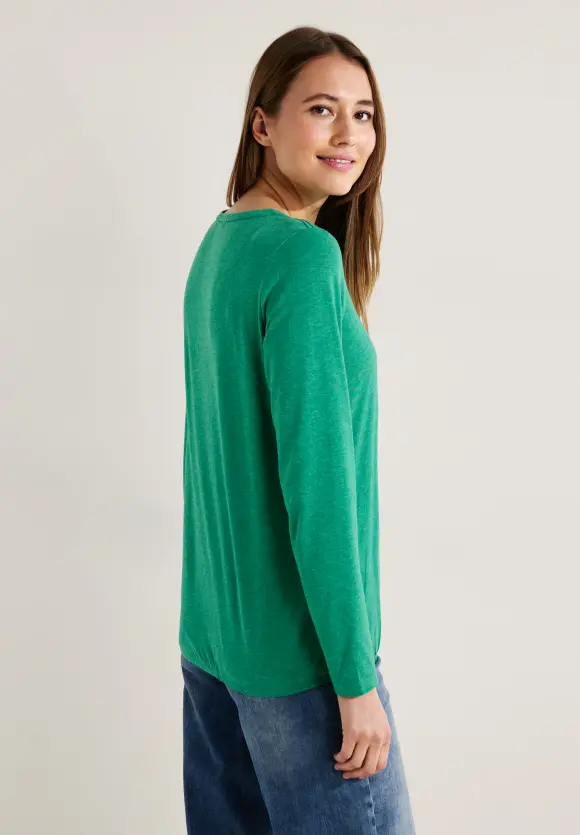 CECIL Langarmshirt mit Gummibund