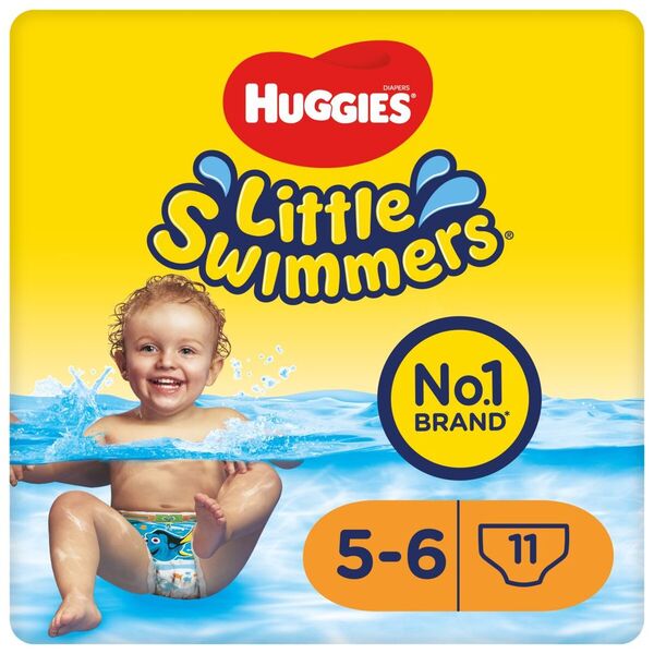 Huggies 5-6 Little Swimmers 12-18kg Zwemluiers 11 komada
