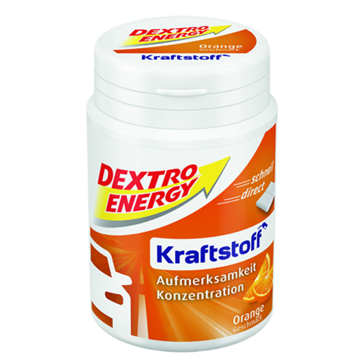 Dextro Energy Kraftstoff Orange  68 g  Täfelchen