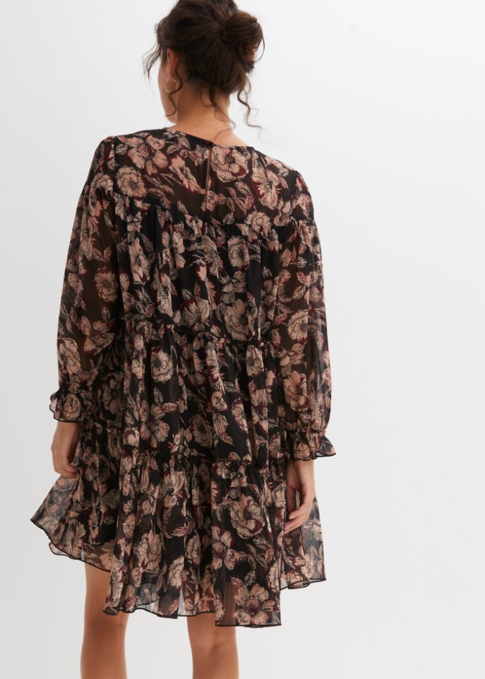 Kleid mit Volants