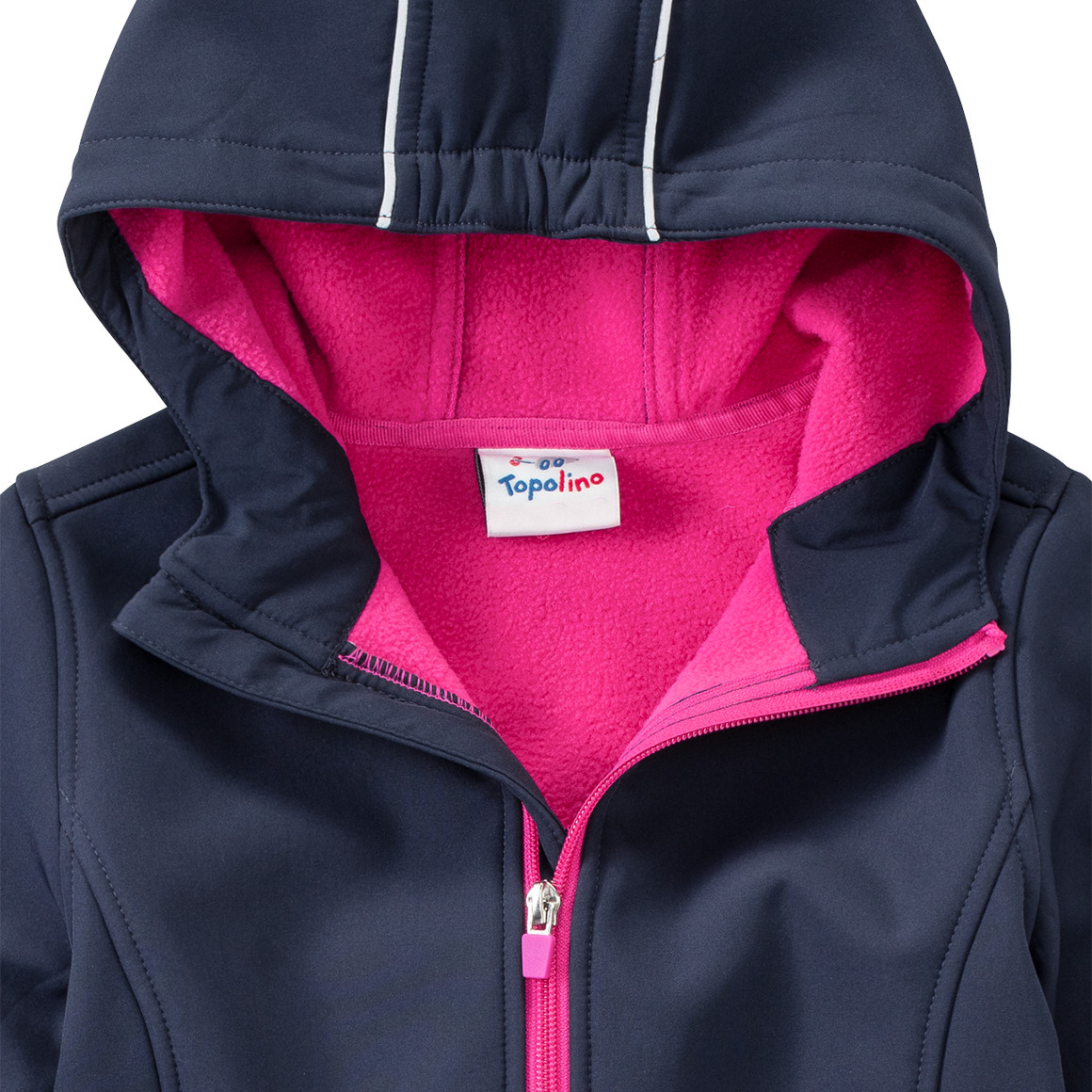 Mädchen Softshelljacke mit Fleecefutter