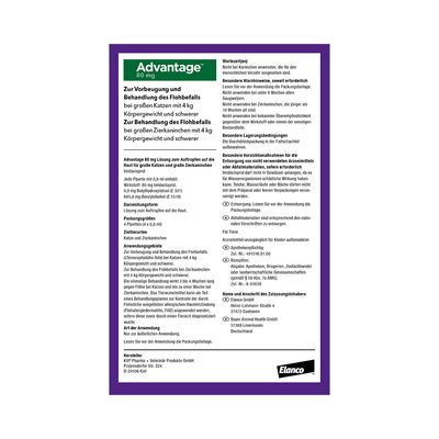 Advantage® für Katzen und Zierkaninchen
