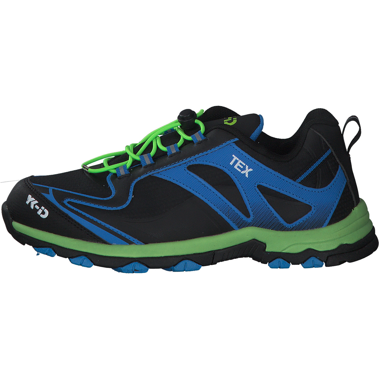 Salamander Cedric 27102, Trekkingschuhe, Kinder, Schwarz/Blau/Neongrün