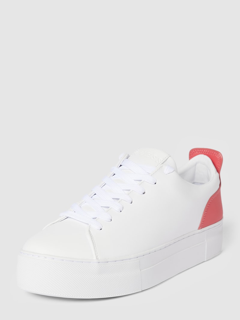 Sneaker mit Label-Details Modell 'GIAAS' in weiß