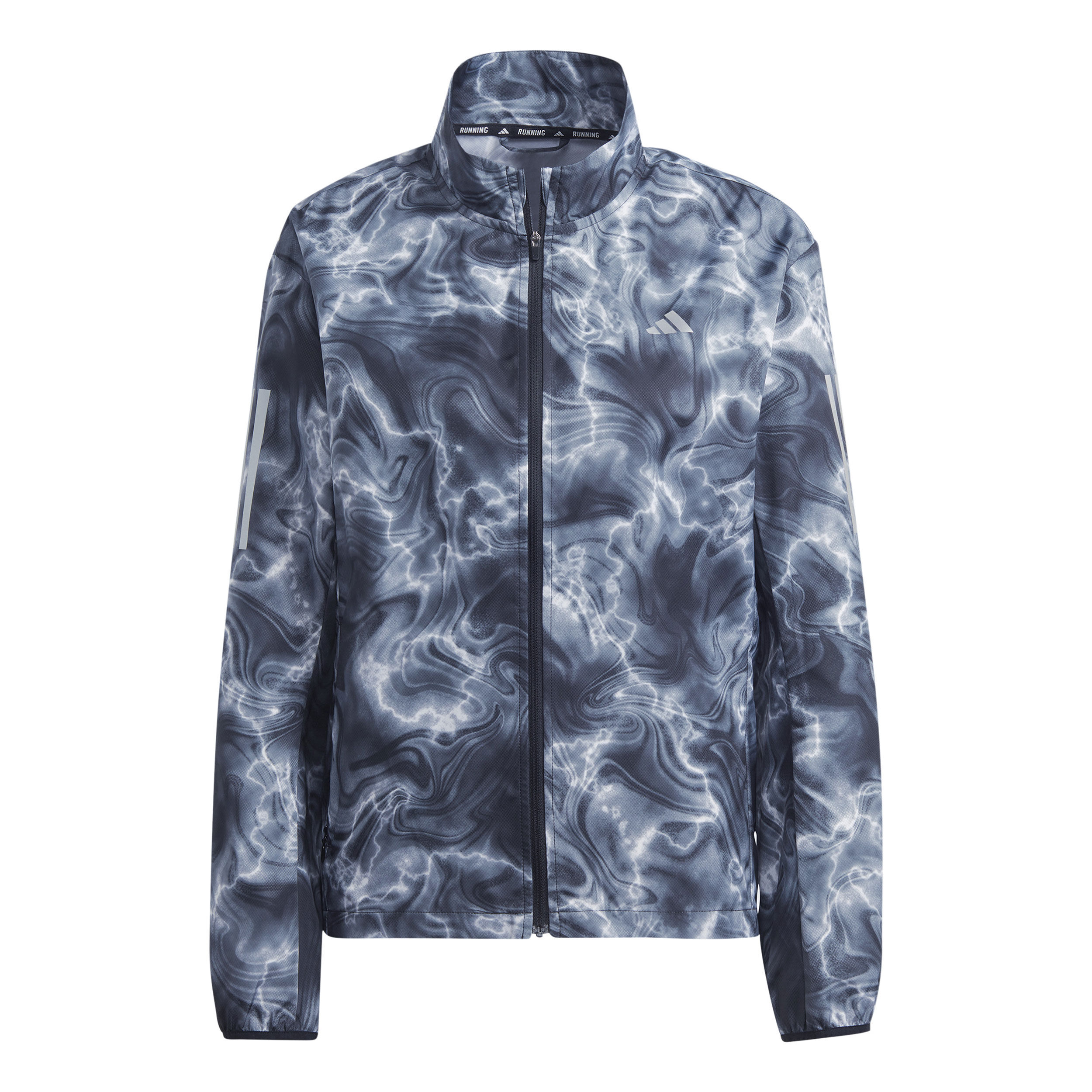Own The Run AOP Laufjacke Damen - Schwarz, Mehrfarbig