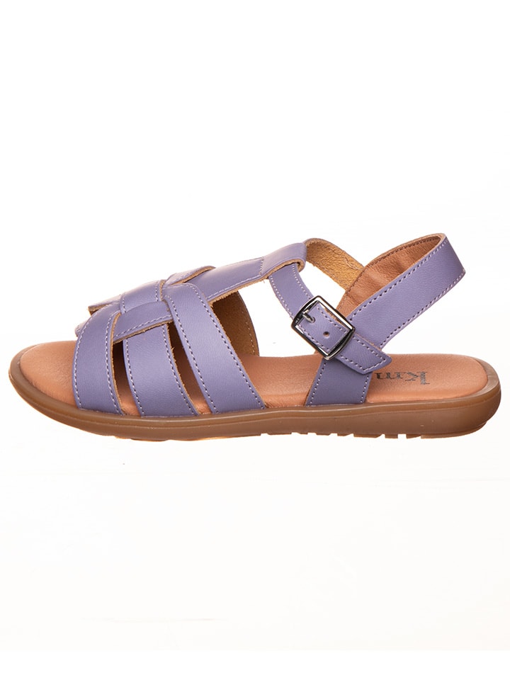 kmins Leder-Sandalen in Lila günstig kaufen