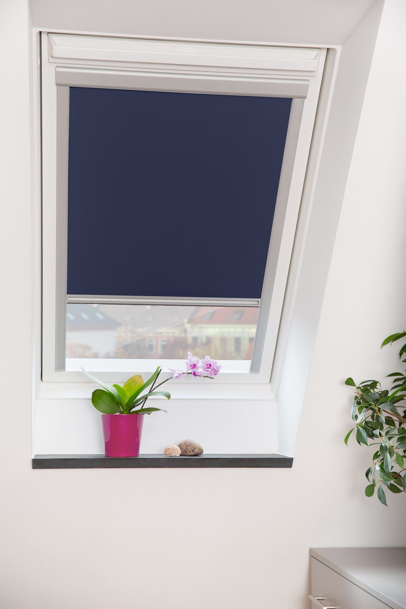 Dachfensterrollo Skylight, Thermo, Verdunkelung LICHTBLICK ORIGINAL, LICHTBLICK ORIGINAL, verdunkelnd, Anschraubbar, Anschraubbar