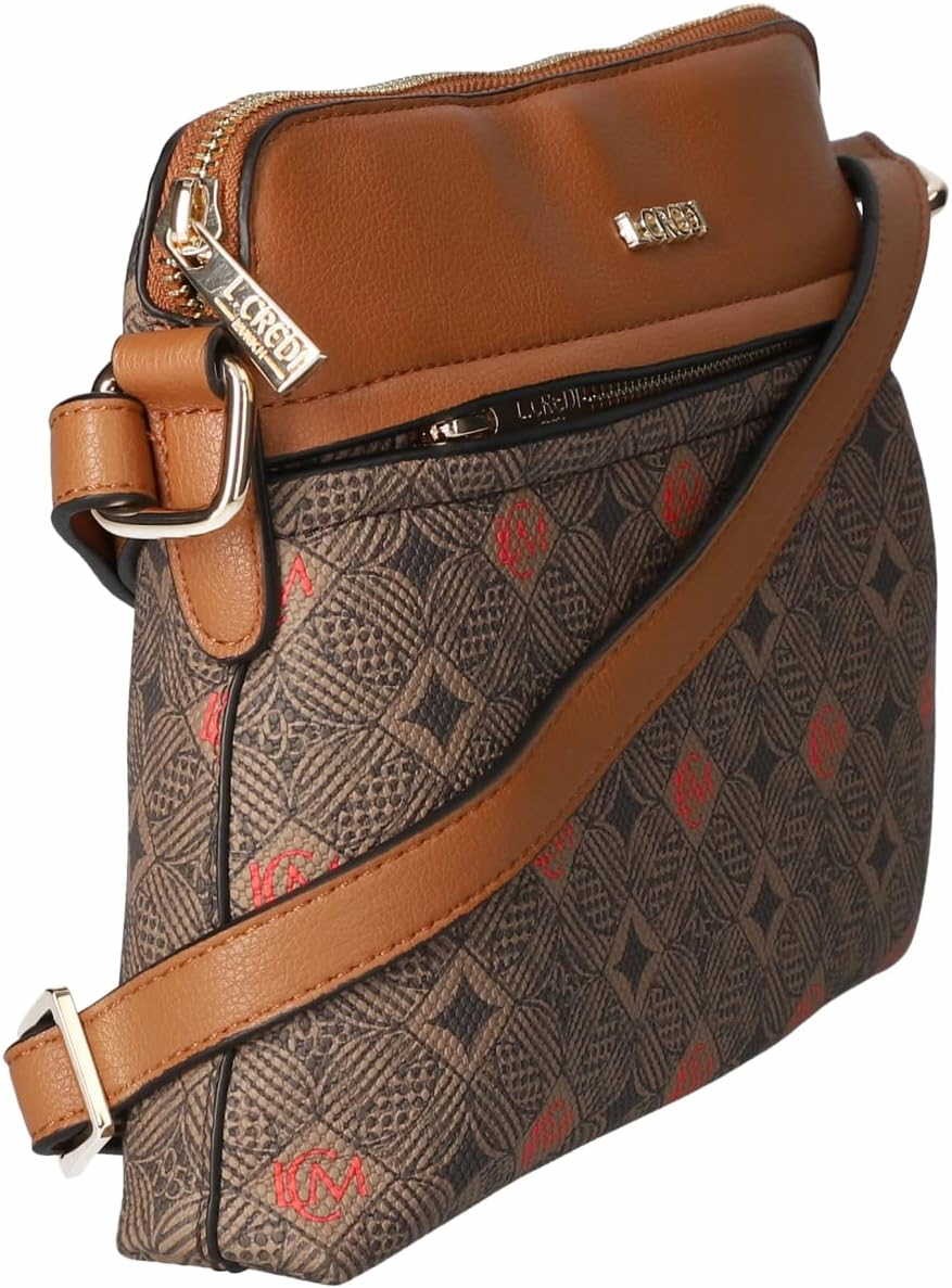 L. CREDI Handtaschen braun
