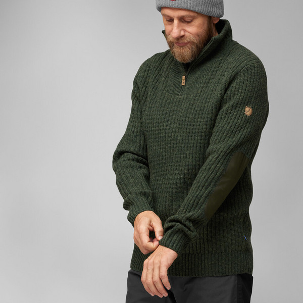 ÖVIK HALF ZIP KNIT M Herren - Wollpullover