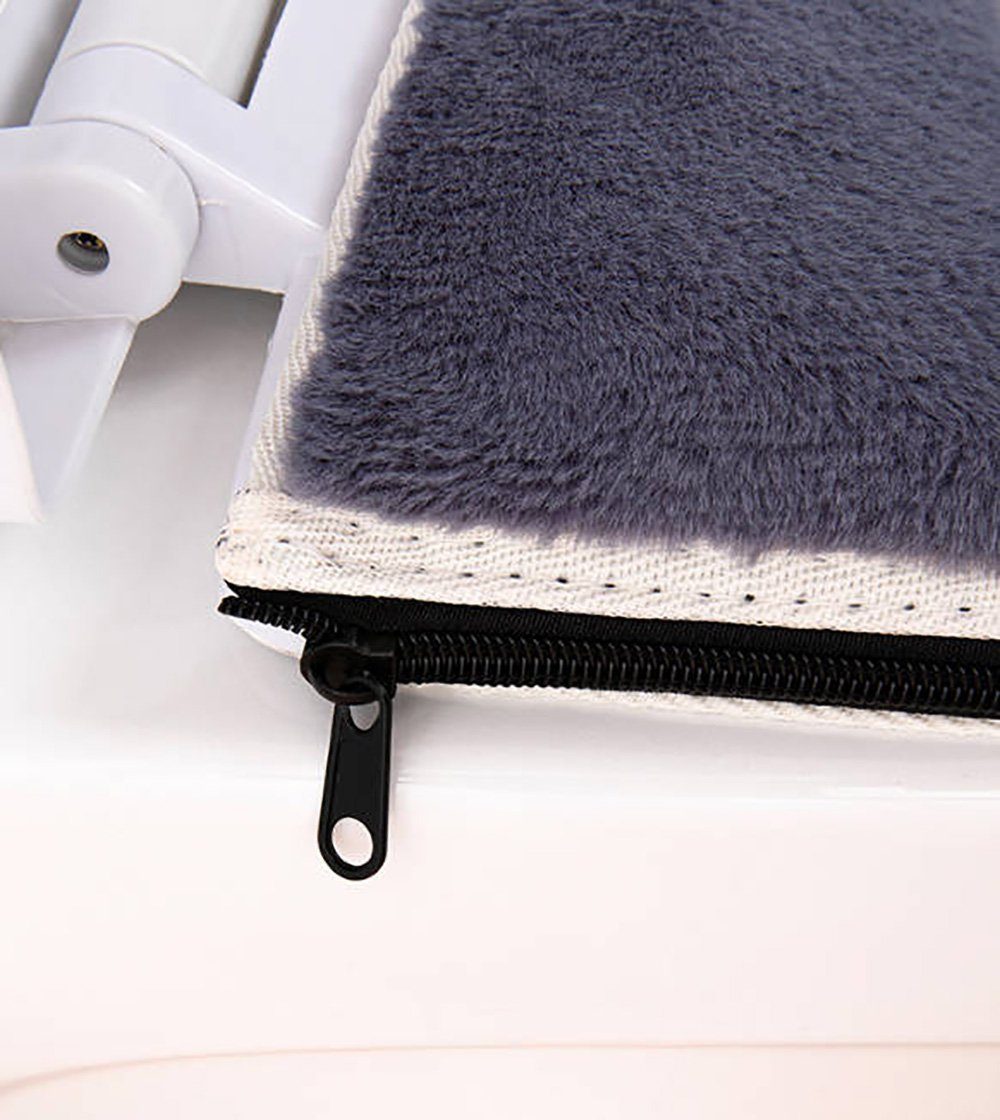 WC-Deckelbezug Weicher Toilettensitzbezug, verdickter Toilettenvorleger Deliana.home, Höhe 20 mm, Für alle Jahreszeiten, Wärmendes Material, Winterliche Wärme für Ihr Zuhause, Polyester-Faser, 1, Cartoon-Muster, Luxus-Toilettensitzkissen