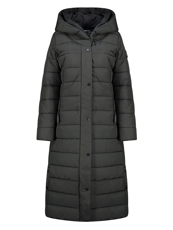 Geographical Norway Steppmantel in Schwarz günstig kaufen