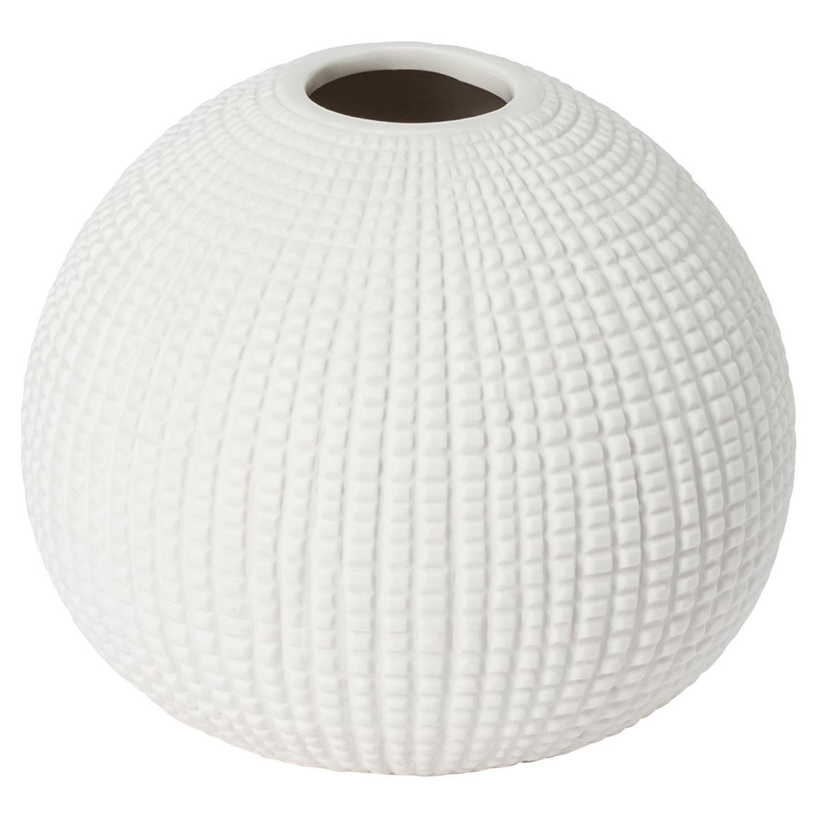 Kleine runde Vase mit Struktur