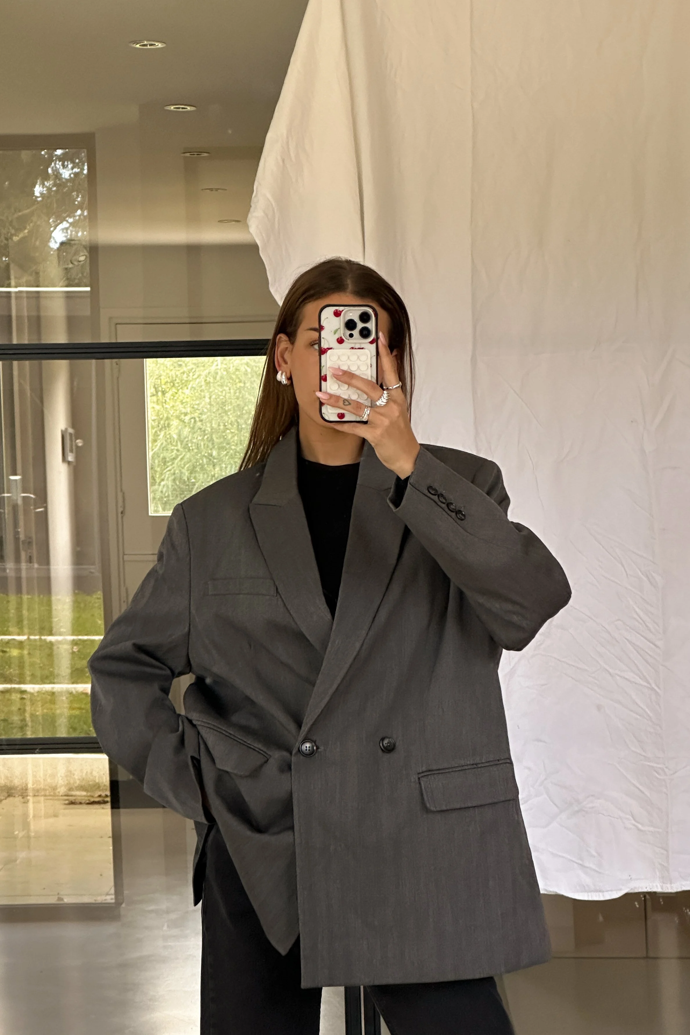 Zweireihiger Oversize-Blazer