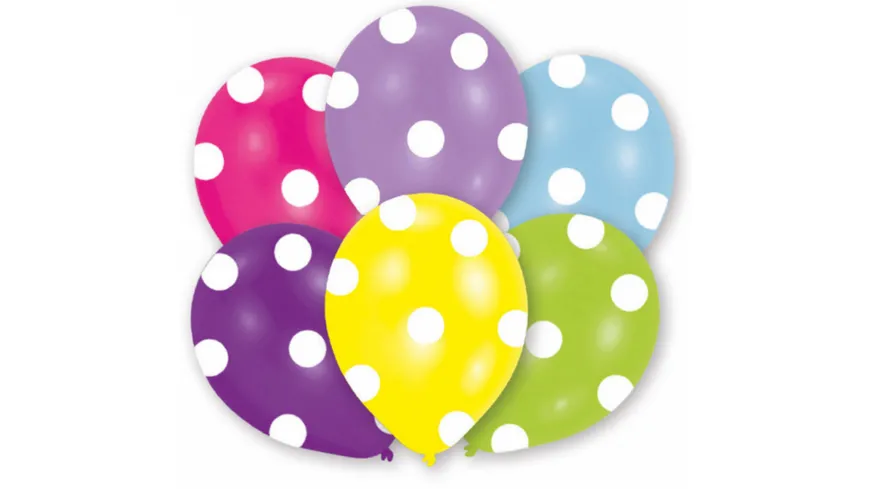 Amscan - 6 Latex Ballons 