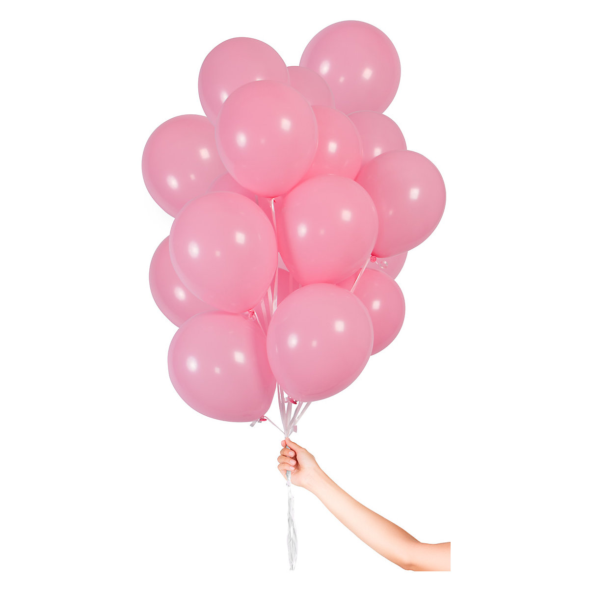 Luftballons Hellpink 23 cm, 30 Stück