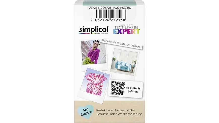 simplicol Textilfarbe Expert Mint-Petrol 150 g