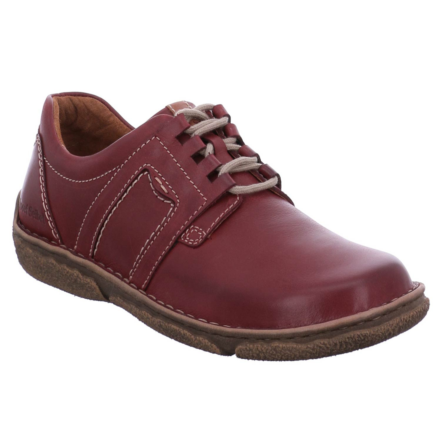 Josef Seibel Neele 44 85144, Schnürschuhe, Damen, Rot (Rubin-Kombi)