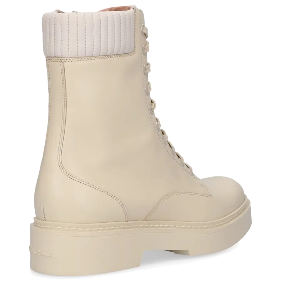Santoni - Stiefeletten 59569 Kalbsleder - beige