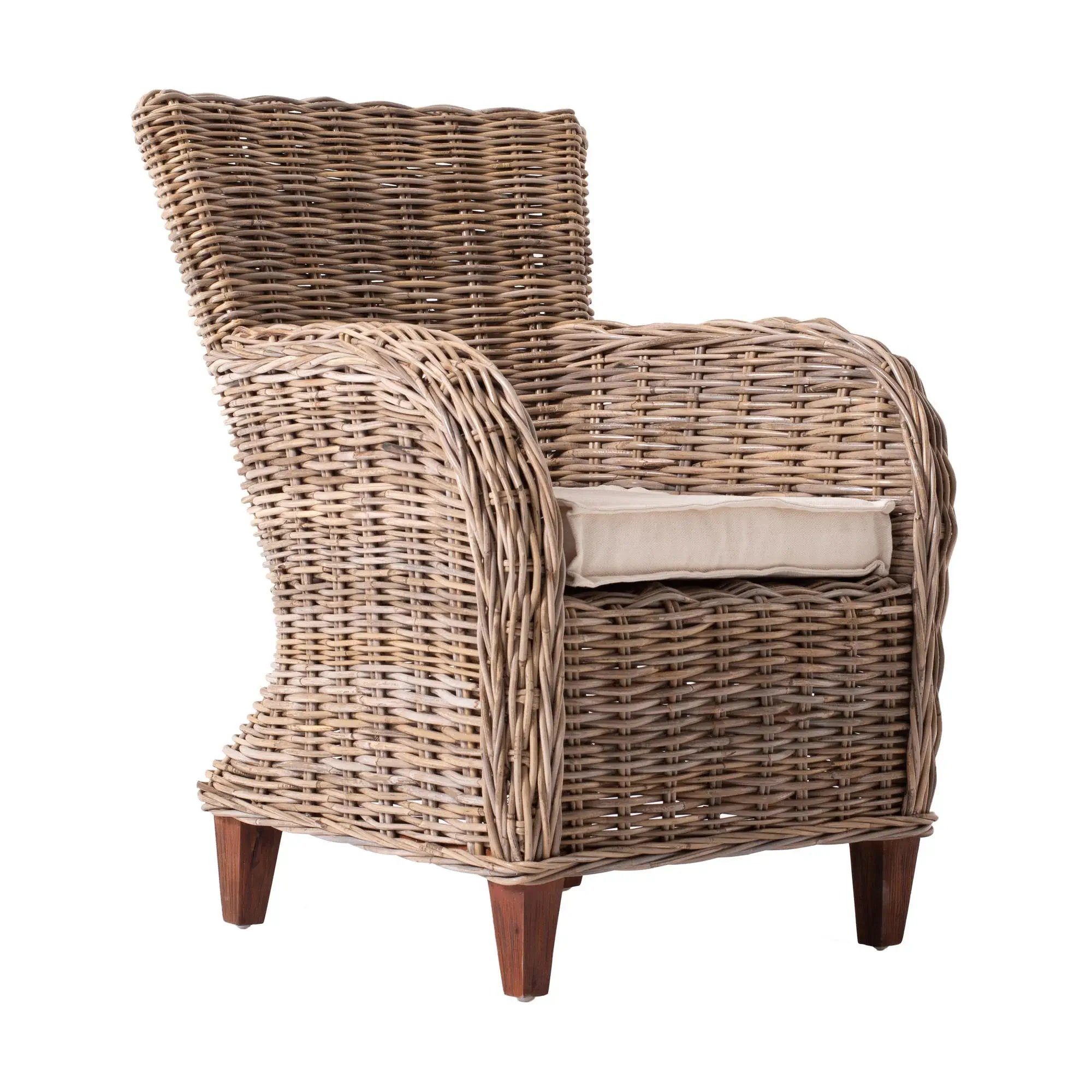 Novasolo Rattanstuhl Wickerworks (2er-Set Stühle, 2 St), Standard Rückenlehne, Baroness, Baroness Stuhl (2er-Set)