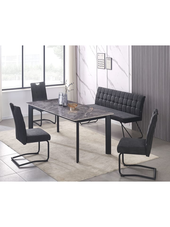 B&D Home Sitzbank LINA in Anthrazit günstig kaufen