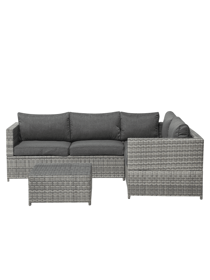 Beliani 2-tlg Lounge Set AVOLA in Grau günstig kaufen onesize