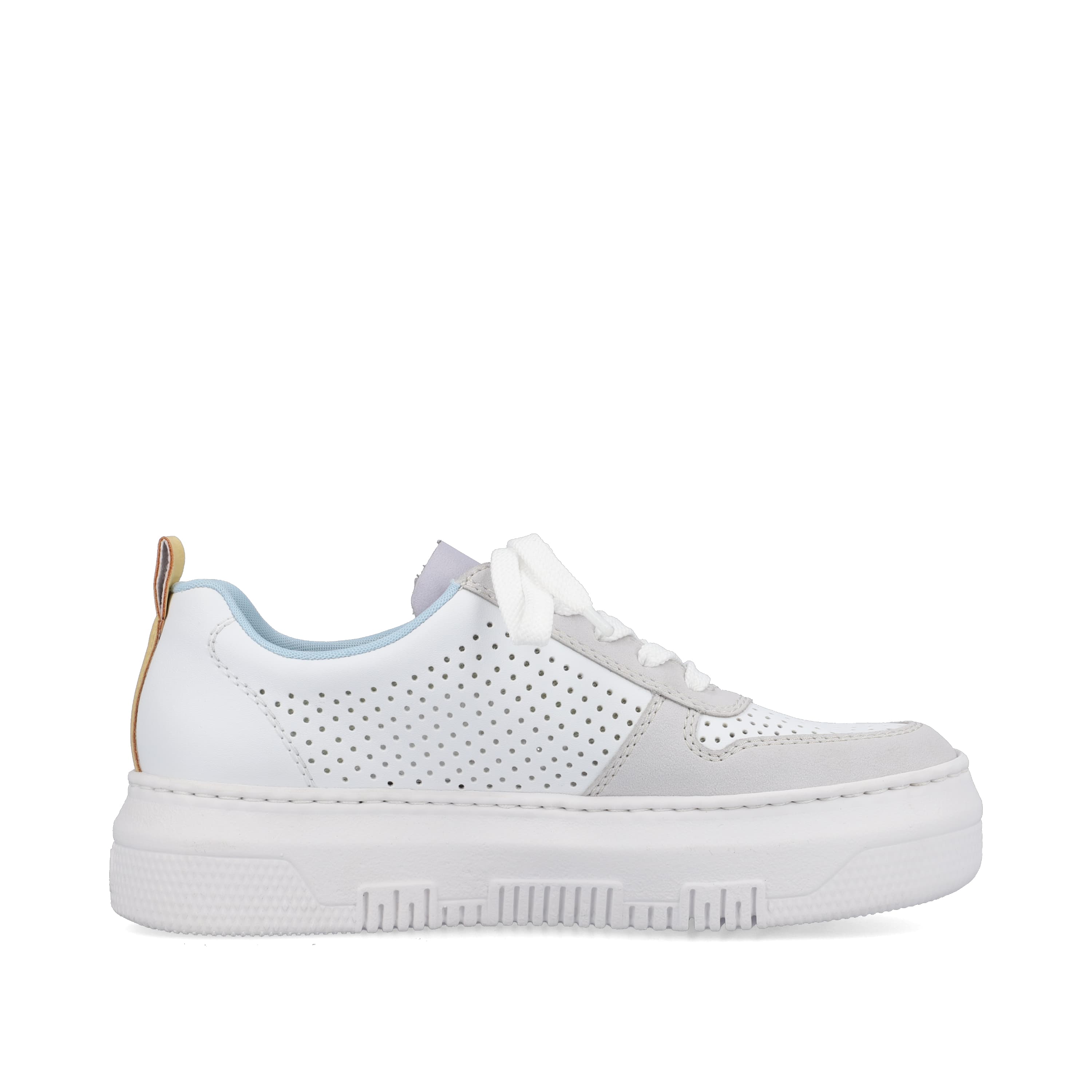 Rieker Damen Sneaker Low edelweiß