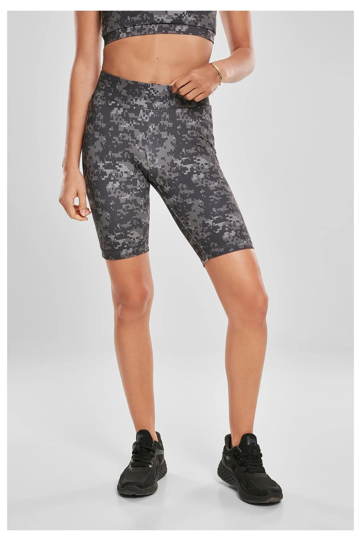 Urban Classics  Kurze Sporthose - Grün - Hoher Bund